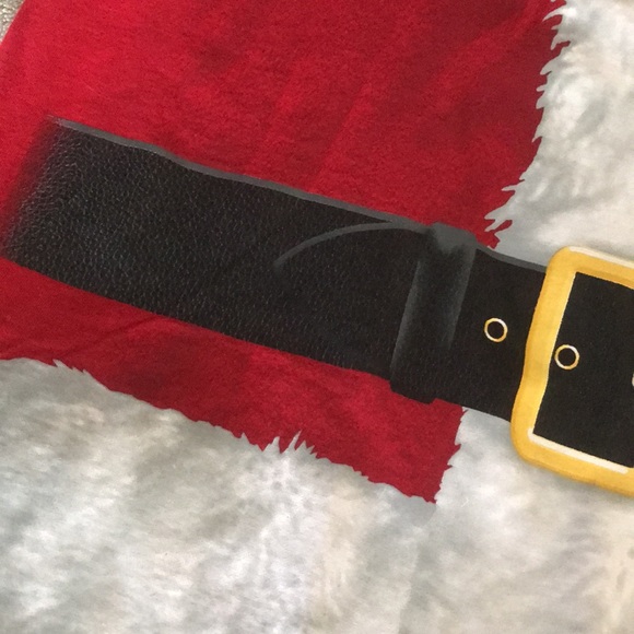 Santa tee L red Christmas Saint Nick unisex holiday costume t-shirt NEW 🎅🏻 - Picture 3 of 3